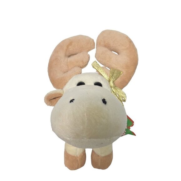 Chosun Reindeer Plush Christmas Antlers Beige 8 Inch - Picture 2 of 7
